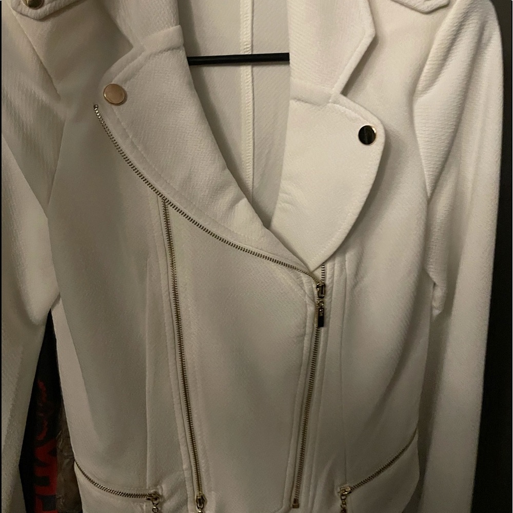 White blazer jacket